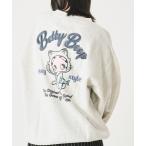 トレーナー スウェット BETTY裏起毛ベイビーネコトレーナー(M1) メンズ レディース