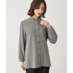 ショッピングローズ ブラウス シャツ ローズオイル加工チュニックシャツ レディース