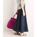 「SLOBE IENA」 フレアスカート 36 ネイビー レディース