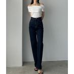 ショッピングブーツカット 「Louere」 ブーツカットデニムパンツ MEDIUM ワンウォッシュ レディース