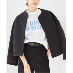 「Plage」 ノーカラージャケット FREE ブラック レディース