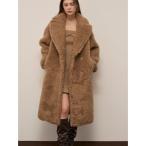 ムートンコート ボアコート ボアロングコート レディース