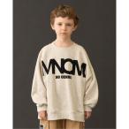 トレーナー  「MNCM」「毛玉バイバイ裏毛裏起毛」フロッキープリントビッグスウェット キッズ 子供服 男の子