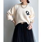 ショッピングセーター ニット セーター 「新色追加/WEB限定」フェザーロゴニット レディース