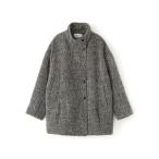 ショッピングピーコート ピーコート pコート スタンドカラーツィードコート レディース