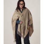 ストール マフラー チェックフリンジケープ/587988 レディース