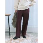 パンツ 裏起毛ストレートパンツ レディース