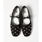 ショッピングバレエ バレエシューズ パンプス 「SY」 マルチビジューバレエ フラット10↑