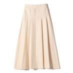 スカート SHIPS Colors:「手洗い可能」カルゼ フレア マキシ スカート