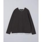 tシャツ SHIPS Colors_サカリバ フェイクレイヤード ロンT メンズ