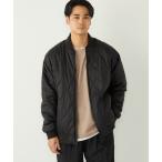 ブルゾン アウター SHIPS Colors:「洗濯機可能」キルティング ボマー ブルゾン メンズ