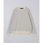 セーター ニット SHIPS Colors:「手洗い可能」Wフェイス ジャカード ニット メンズ