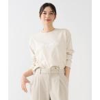 tシャツ 「サガラ刺しゅうロングTシャツ」 レディース