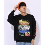 トレーナー スウェット 親子お揃い バック・トゥ・ザ・フューチャー イラストトレーナー 1120A メンズ レディース