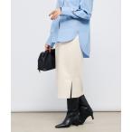 スカート ウォッシャブルスエードダンボールタイトスカート