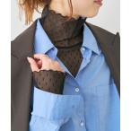 tシャツ 「追加3」ドットチュールハイネックプルオーバー レディース