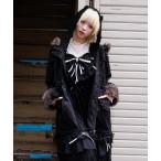 モッズコート コート 編上×フリルモッズコート レディース