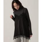 キャミソール レースサテンキャミソール/625546