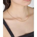 ネックレス ボールチェーンネックレス レディース