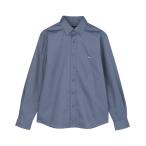 シャツ フレンチブルドッグ刺繍 オックスフォードシャツ メンズ