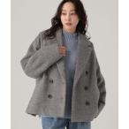 ピーコート pコート カーリーシャギーPコート/632314 レディース