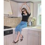 W[Y fj fjpc umieya mieyavmieya frill denim PT/tfjpc fB[X