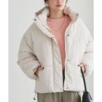ショッピングアウター コート アウター フェイクダウンラウンドコート レディース