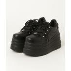 ショッピング厚底 スニーカー ヨースケYOSUKEウィメンズ厚底トリプルボリューミーソールレースアップスニーカー2710052 レディース