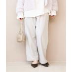 パンツ ストレッチ裏起毛イージーパンツ レディース