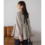 ショッピングリボン tシャツ クラシカルリボンツイードトップス「Tシャツ/カットソーランキング2位獲得実績あり」 レディース