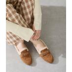 ショッピングムートン ローファー ムートン ボア ディテール ビット ローファー /56317 レディース