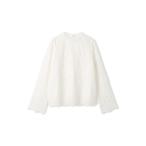 ブラウス シャツ スタンドカラーレースブラウス レディース