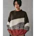ニット セーター 5ゲージニュアンスMIXプルオーバー　611450 レディース