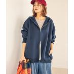 パーカー 「WEB限定」ゆるZIPBIGフーディー レディース