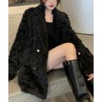 ブルゾン アウター エコファージャケット もこもこブルゾン冬 レディース