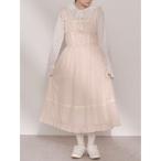 ワンピース flower laceフレアワンピース