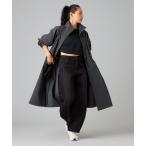 カバーオール フリーダムスリーブロングコート レディース