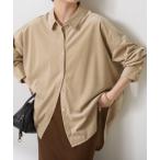 ブラウス シャツ メタルボタンコーデュロイシャツ レディース