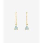 ピアス K10 イエローゴールド キュービックジルコニア しずく フック ピアス ESTELLE/エステール レディース