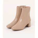 ブーツ 「Bridget Birkin」サイドスリットショートブーツ(53055B) レディース