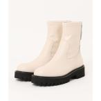 ブーツ 「PARADIS COULEUR」EVAソールバックジップストレッチブーツ(33003P) レディース