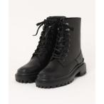 ブーツ 「PARADIS COULEUR」ラウンドトウレースアップショートブーツ(33004P) レディース