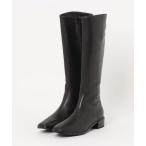 ブーツ 「PARADIS COULEUR」スクエアトウセンターシームロングブーツ(33200P) レディース