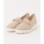 ローファー 「Round About」厚底タッセルローファー(41621D) レディース