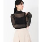 ショッピング宝塚 tシャツ 「元宝塚トップ娘役 綺咲愛里さん着用」 ナイロンラメチュール_ラメチュールトップス レディース