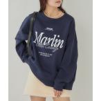 パーカー 裏起毛ロゴスウェット レディース