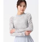 ショッピングドゥ tシャツ 2025秋冬新作 ベロア起毛シアートップス レディース