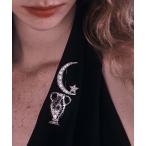 ショッピングブローチ ブローチ 「IRIS 47」moonlit star brooch/ムーンリット スター ブローチ BO229 レディース