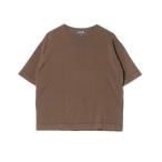 [GLOBAL WORK] короткий рукав вязаный M зеленый мужской 