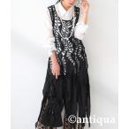 [antiqua] безрукавка tops ONESIZE черный женский 